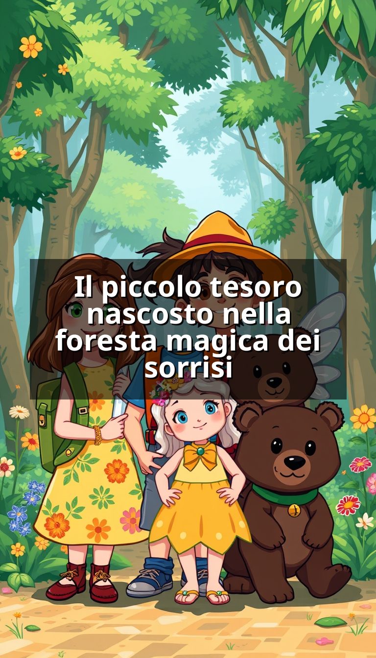 Il piccolo tesoro nascosto nella foresta magica dei sorrisi