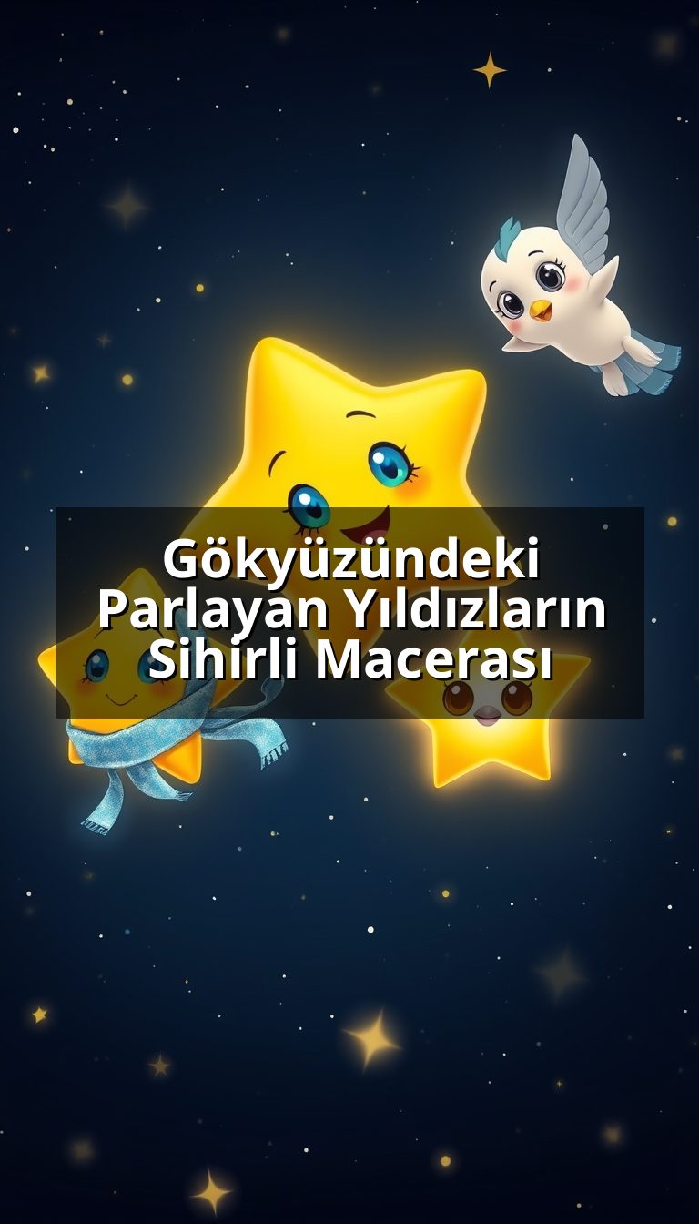 Gökyüzündeki Parlayan Yıldızların Sihirli Macerası