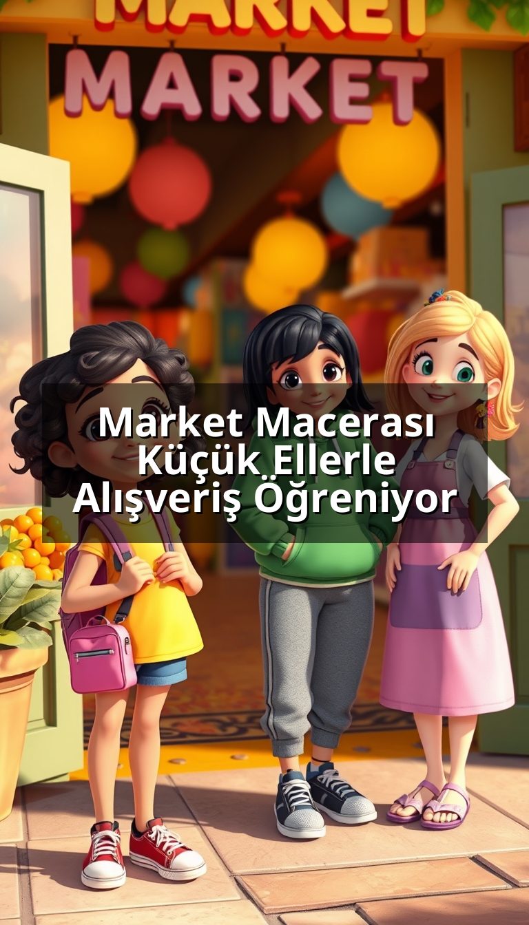 Market Macerası Küçük Ellerle Alışveriş Öğreniyor